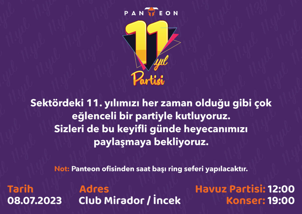 Panteon Games 11.yıl Partisi
